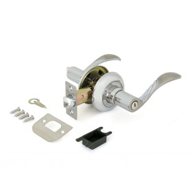 Ручка защелка Palladium 802 SN/CP BK-foto3