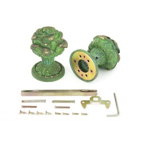 Дверная ручка Manzzaro Art 200 AG античная бронза (green)
