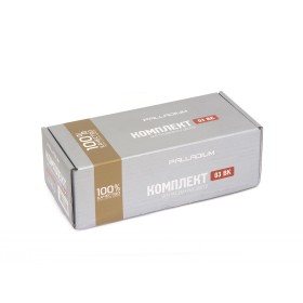 Ручка с замком для раздвижных дверей Palladium 03 BK SN