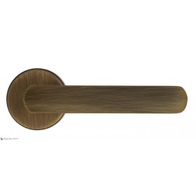 Дверная ручка на круглом основании Fratelli Cattini NEVADA 7-BY матовая бронза
