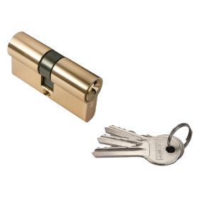 Ключевой цилиндр Rucetti ключ/ключ (60 мм) R60C PG Золото