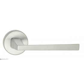 Дверная ручка на круглом основании Fratelli Cattini UNICA 7-CS матовый хром
