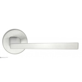 Дверная ручка на круглом основании Fratelli Cattini UNICA 7-CS матовый хром