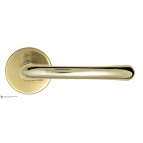 Дверная ручка на круглом основании Fratelli Cattini ISEO 7-OLV полированная латунь