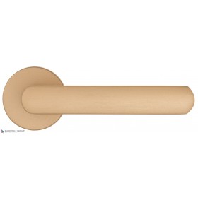 Дверная ручка на круглом основании Fratelli Cattini NEVADA 7FS-KD золото крайола