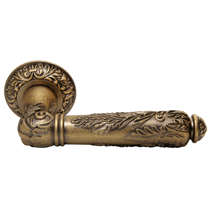 Дверные ручки Rucetti RAP-CLASSIC 7 OMB Cтарая античная бронза