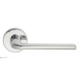 Дверная ручка на круглом основании Fratelli Cattini LINEA 7-CR полированный хром