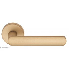 Дверная ручка на круглом основании Fratelli Cattini NEVADA 7-KD золото крайола