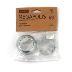 Накладки цилиндровые Megapolis DP-C-0802-CR