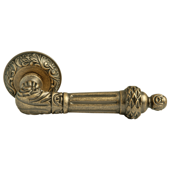 Дверные ручки Rucetti RAP-CLASSIC 3 OMB Cтарая античная бронза