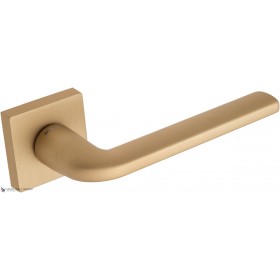 Дверная ручка на квадратном основании Fratelli Cattini LINEA 8-KD золото крайола