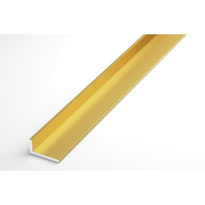 Уголок разнополочный Уп 05 анод золото 02л 20х10 мм