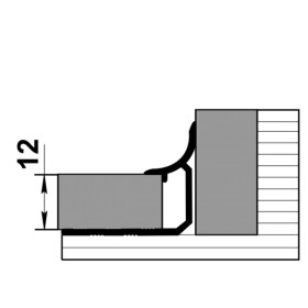 Внутренний угол ПК 06-12 без покрытия 00
