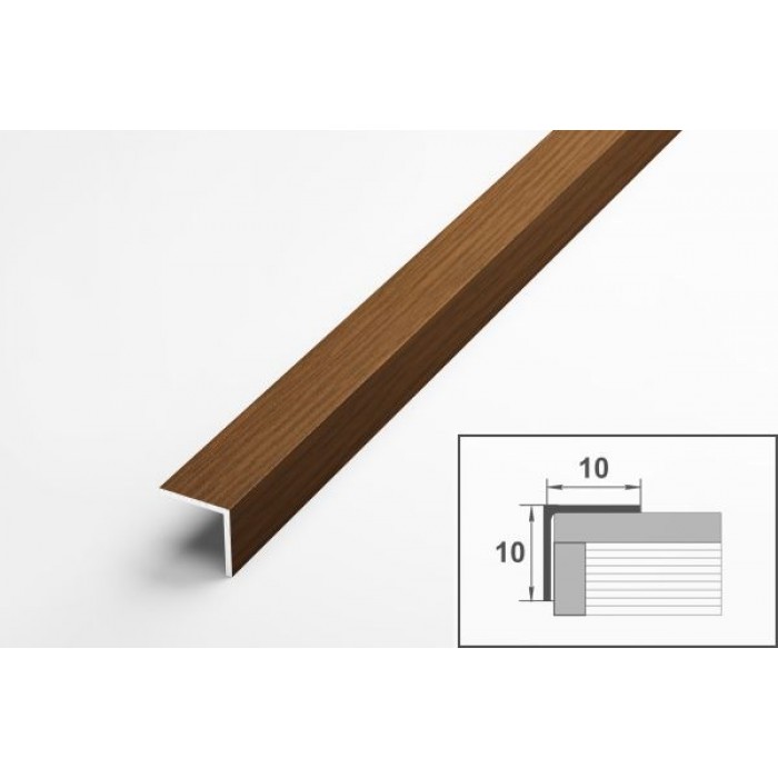 Уголок равнополочный Уп 01-27 дуб тёмный 091