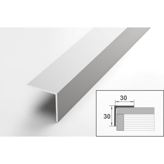 Уголок равнополочный Уп 12-27 белый 16 30х30 мм