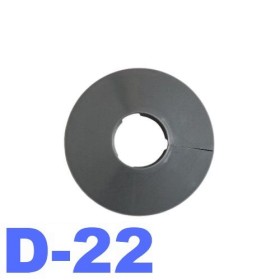 Обвод для труб d-22 мм серый