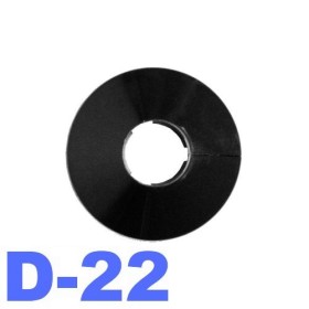 Обвод для труб d-22 мм черный