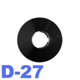 Обвод для труб d-27 мм черный