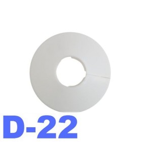 Обвод для труб d-22 мм белый