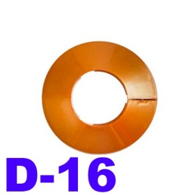 Обвод для труб d-16 мм металлик золото