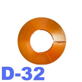 Обвод для труб d-32 мм металлик золото