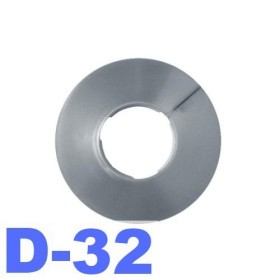 Обвод для труб d-32 мм металлик серебро