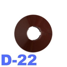 Обвод для труб d-22 мм орех