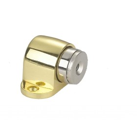 Ограничитель дверной напольный магнитный RENZ DSМ 32 PB латунь блестящая