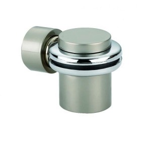 Ограничитель дверной напольный магнитный RENZ DSМ 34 SN никель матовый