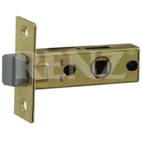 Защелка межкомнатная Renz L 5-45 латунь матовая Защелка межкомнатная Renz L 5-45 латунь матовая